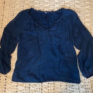 Old Navy Deep Blue Blouse